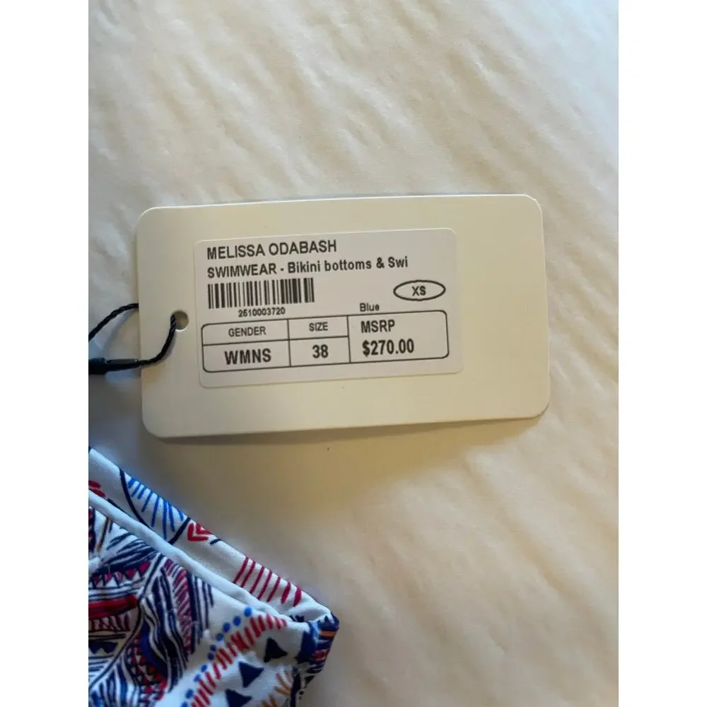 NWT: Melissa Obadash Martinique Bottom in Feathers Size 2